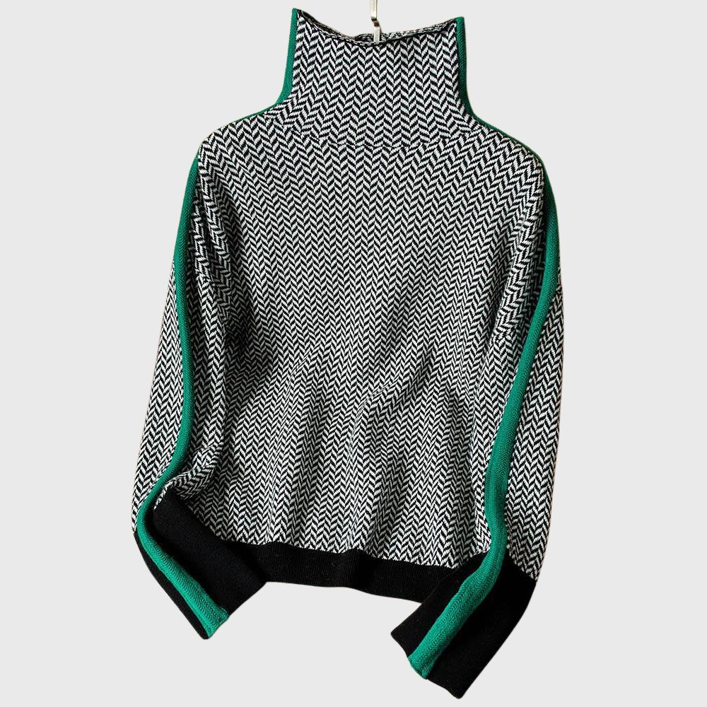 Maglione con collo alto
