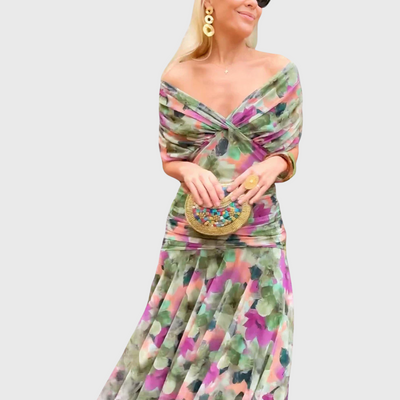 Abito midi in tulle