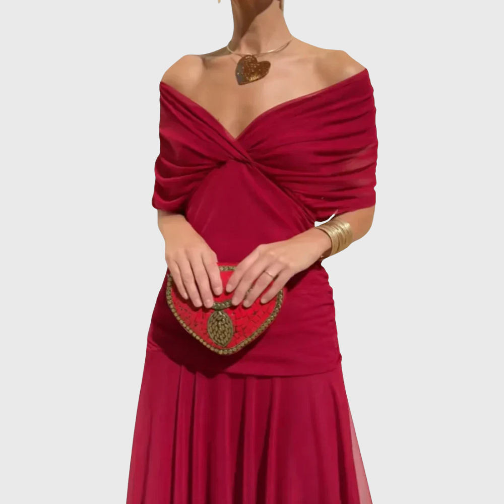 Abito midi in tulle
