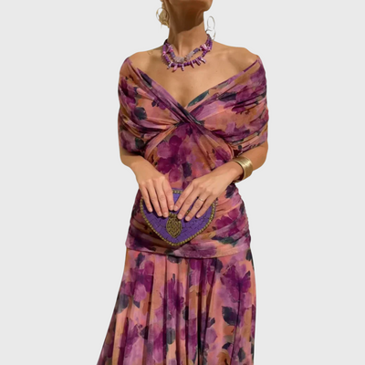Abito midi in tulle