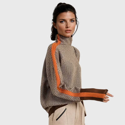 Maglione con collo alto