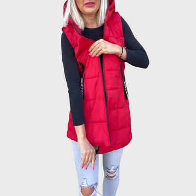 Cappotto imbottito senza maniche