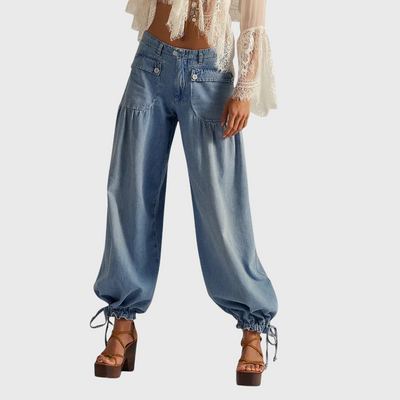 Jeans chic dallo stile boho