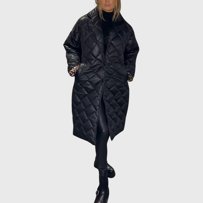 Cappotto trapuntato reversibile