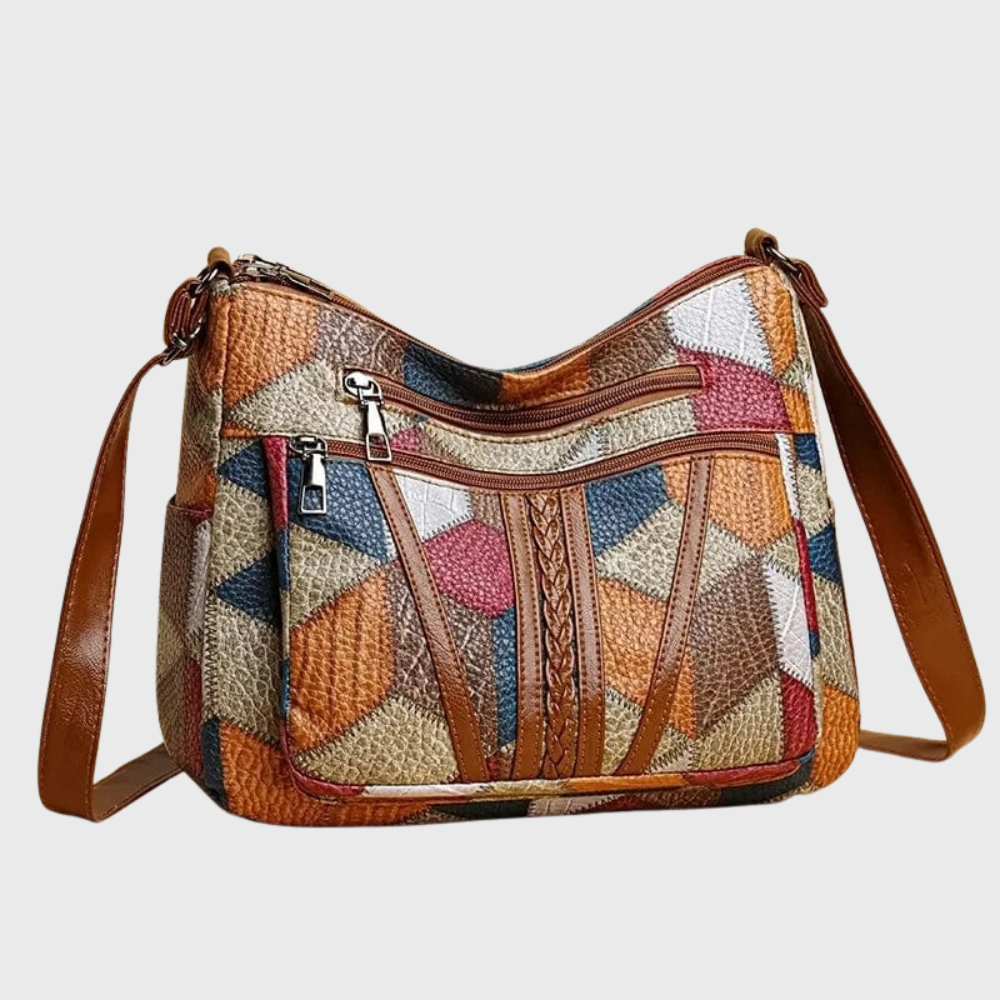 Borsa In Pelle Mosaico