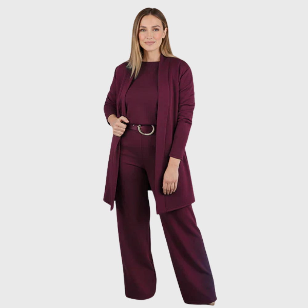 set elegante da 3 pezzi