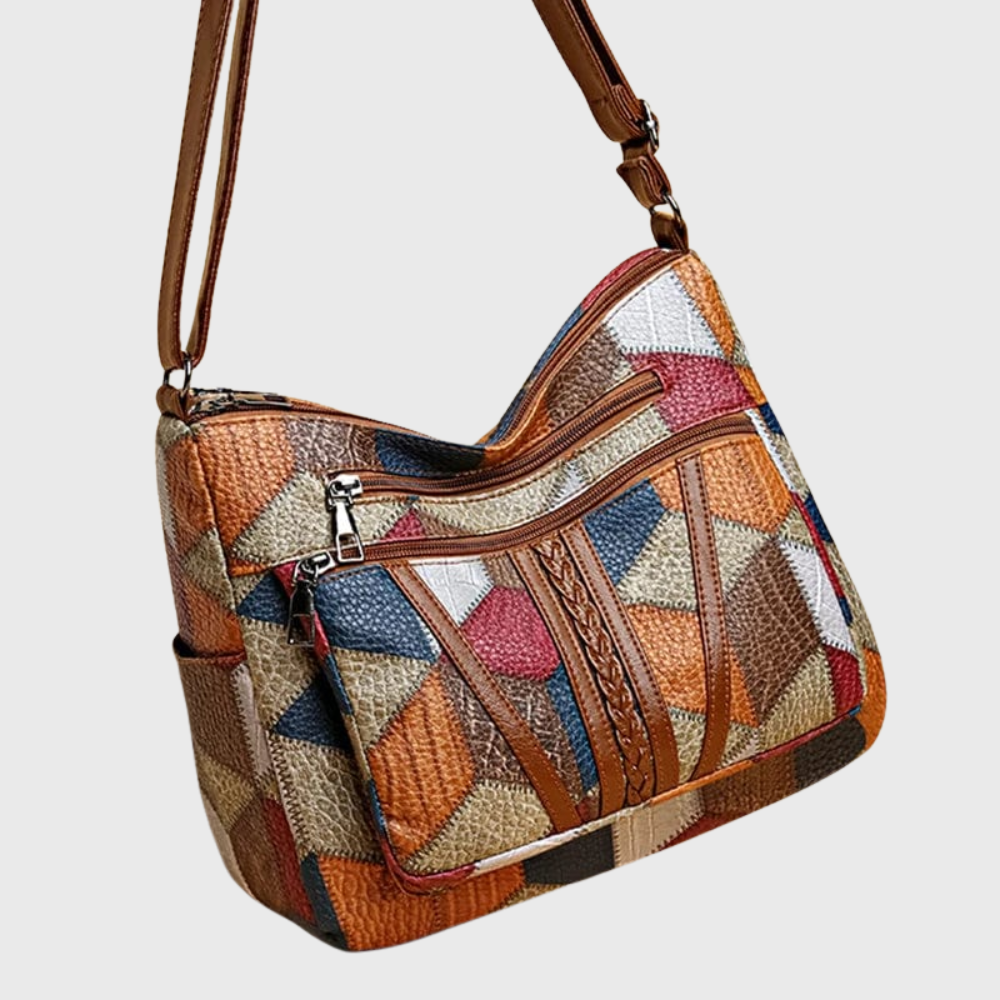 Borsa In Pelle Mosaico