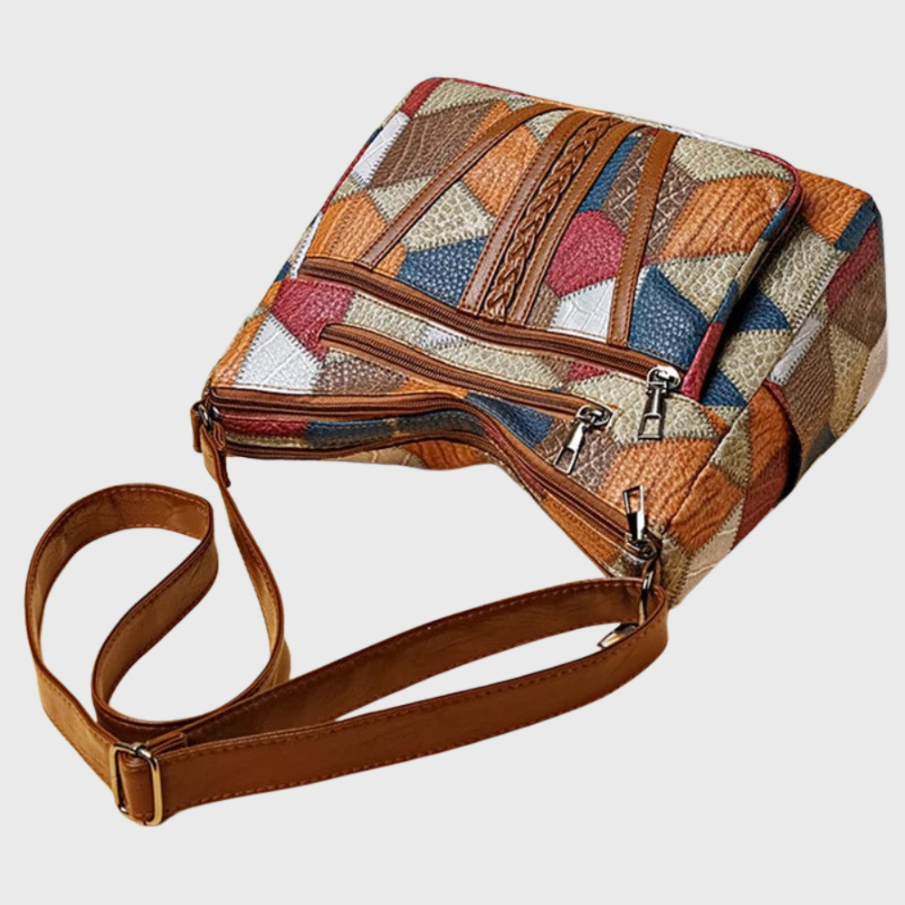 Borsa In Pelle Mosaico