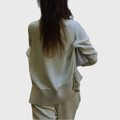 Set due pezzi Maglione lavorato a maglia