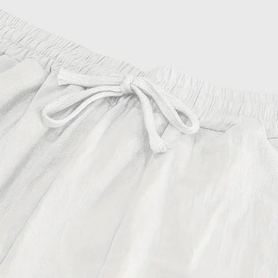 Pantaloni Traspiranti In Cotone Con Tasche