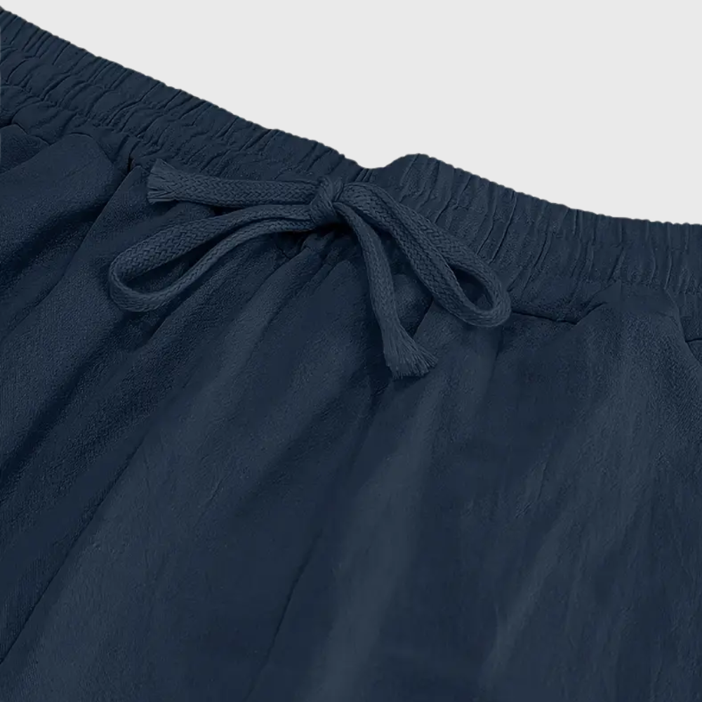 Pantaloni Traspiranti In Cotone Con Tasche