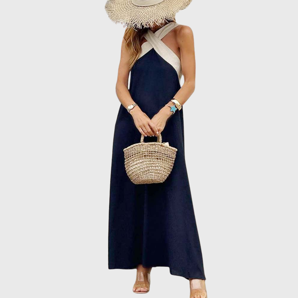 Elegante abito senza schienale