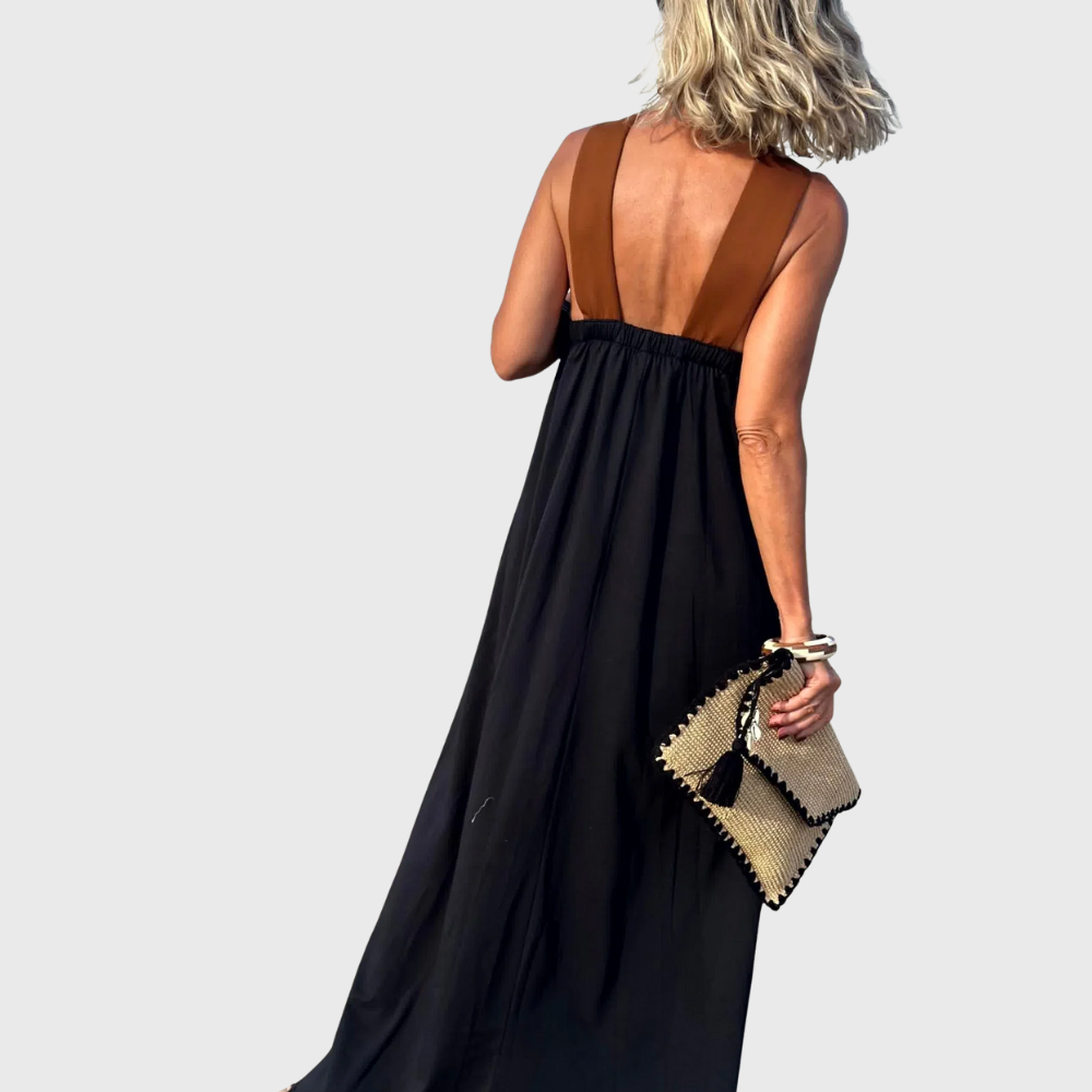 Elegante abito senza schienale