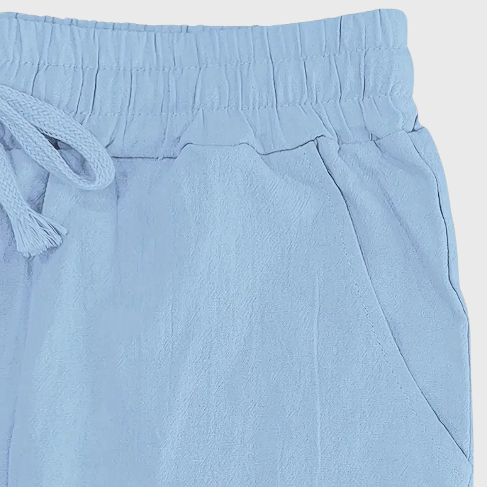 Pantaloni Traspiranti In Cotone Con Tasche