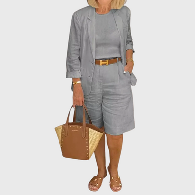 Completo Casuale Con Blazer e Pantaloncini