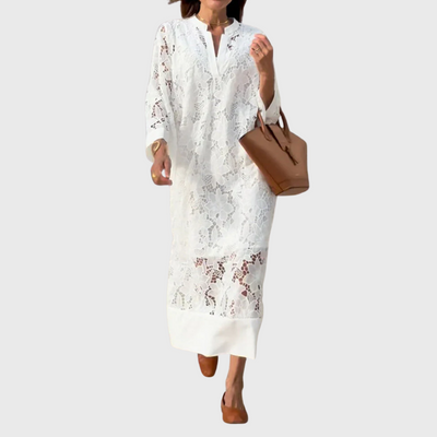 Elegante abito estivo in cotone