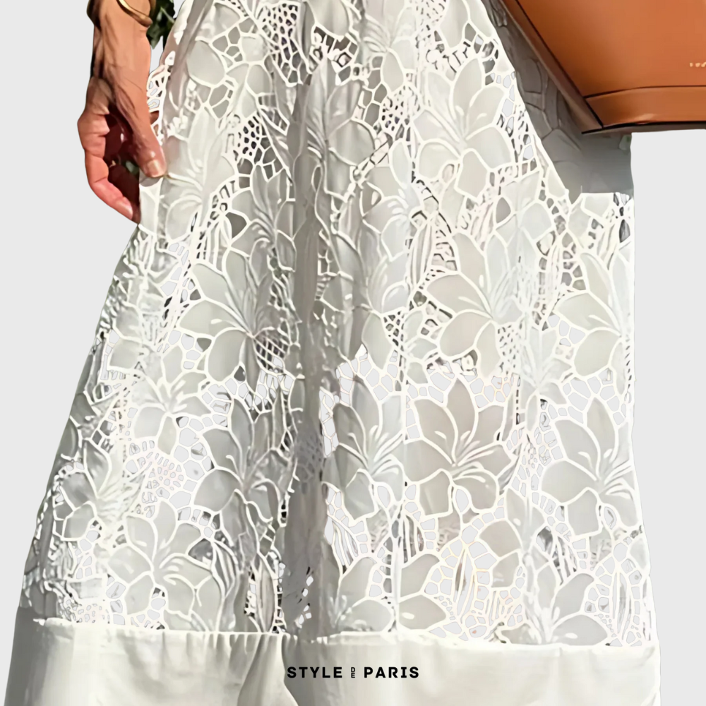 Elegante abito estivo in cotone