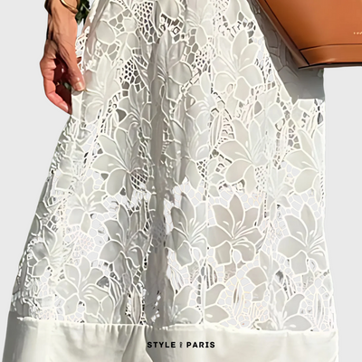 Elegante abito estivo in cotone