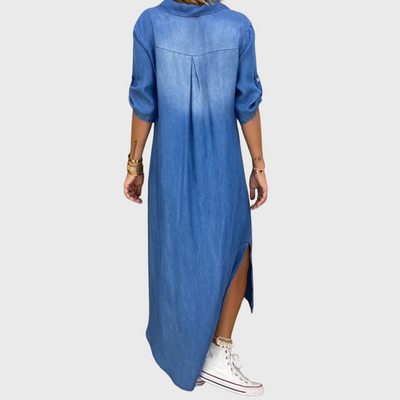 Abito Lungo Stile Jeans