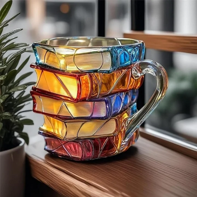 Tazza con Libro Dipinto