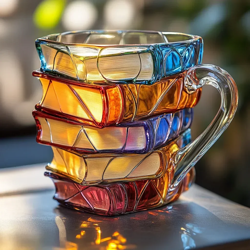 Tazza con Libro Dipinto