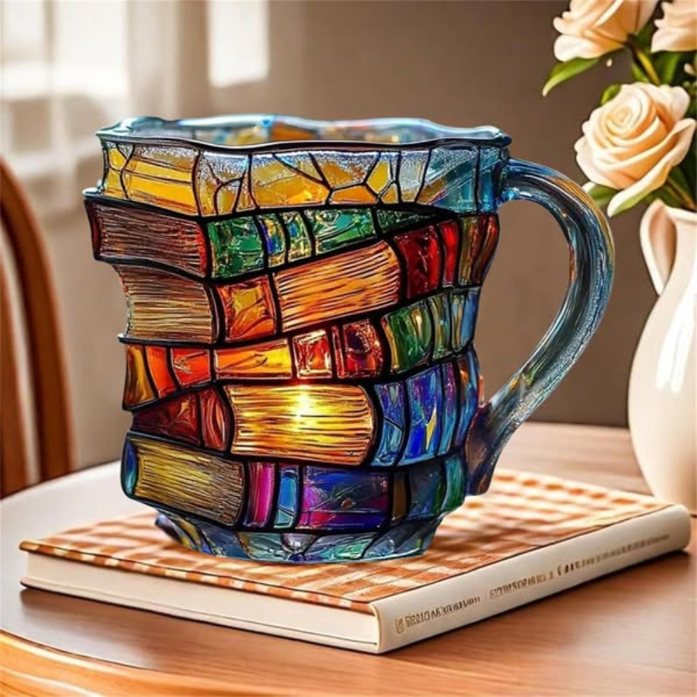 Tazza con Libro Dipinto