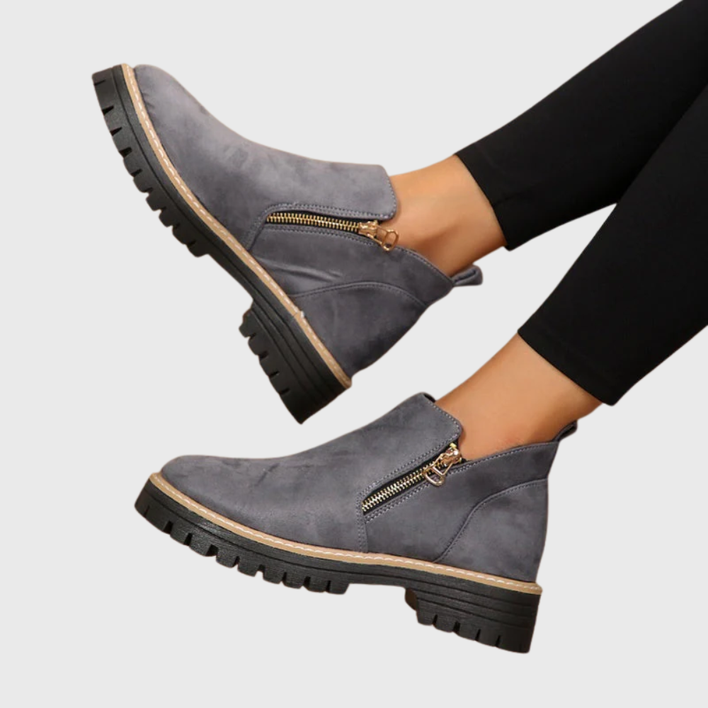 Stivaletto Con Zip Laterale