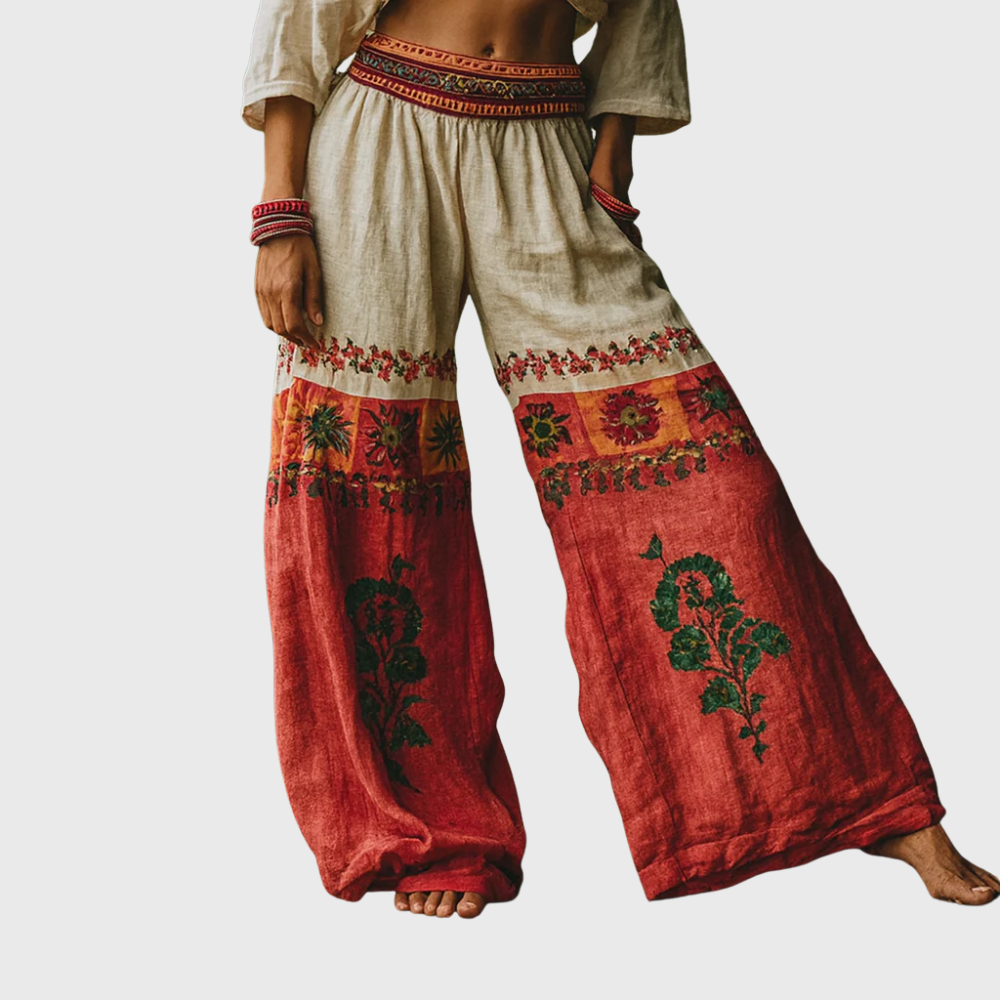 Pantaloni Bohemien Casual Eleganti