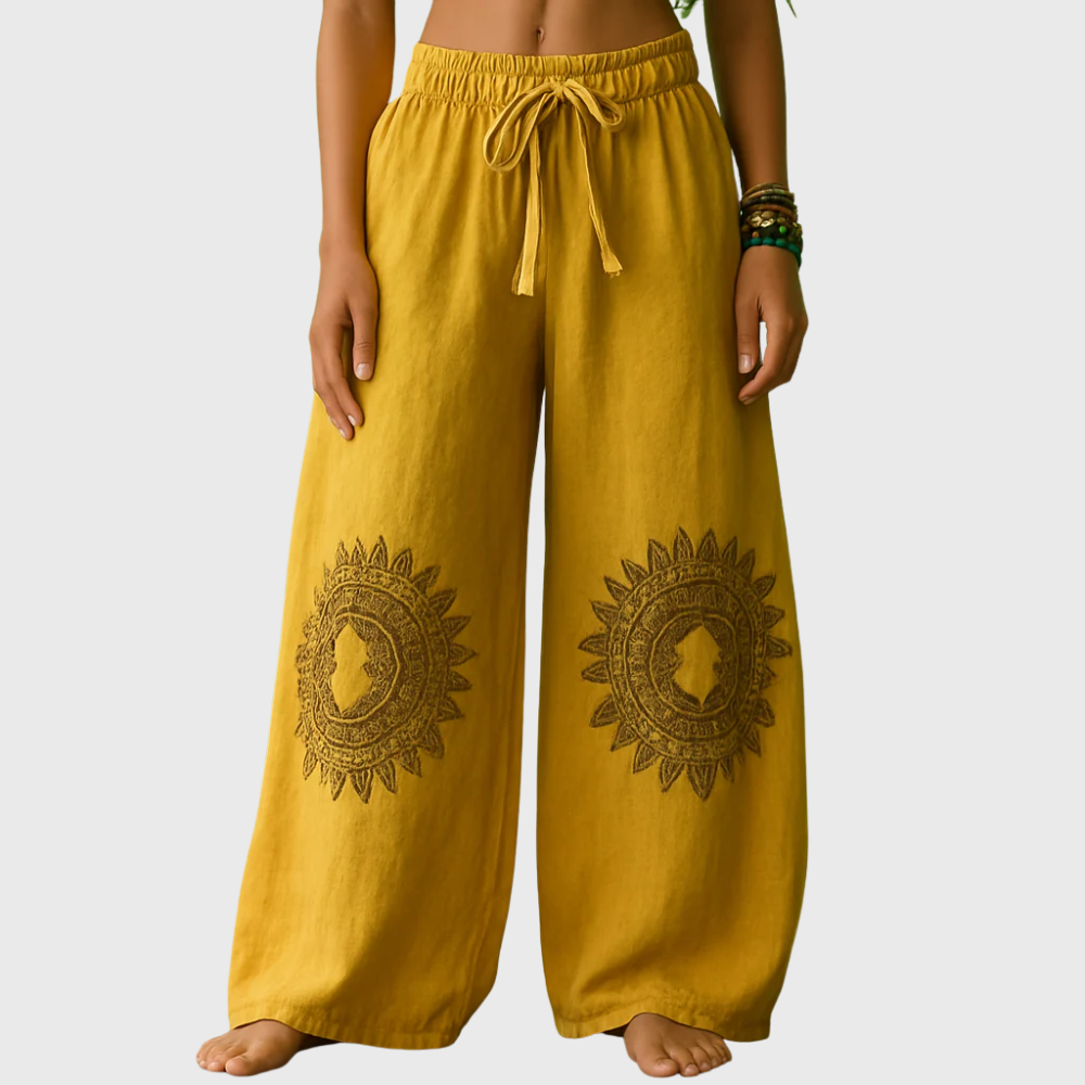 Pantaloni Bohemien Casual Eleganti