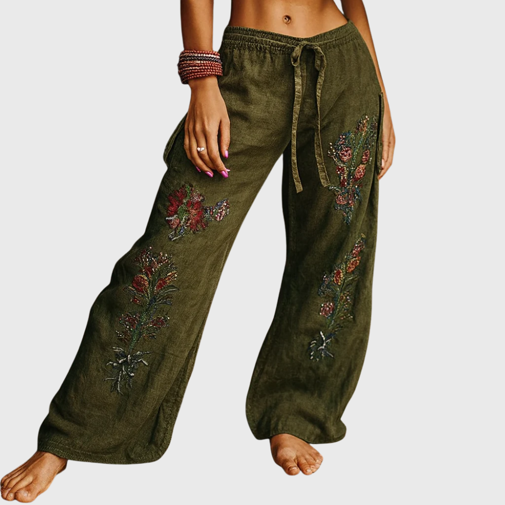 Pantaloni Bohemien Casual Eleganti