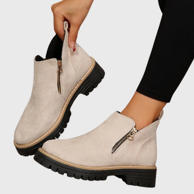 Stivaletto Con Zip Laterale