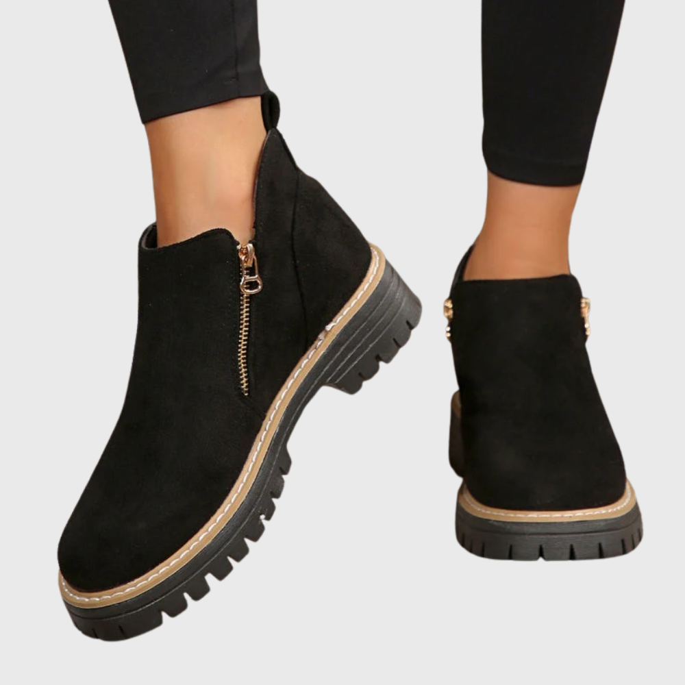 Stivaletto Con Zip Laterale
