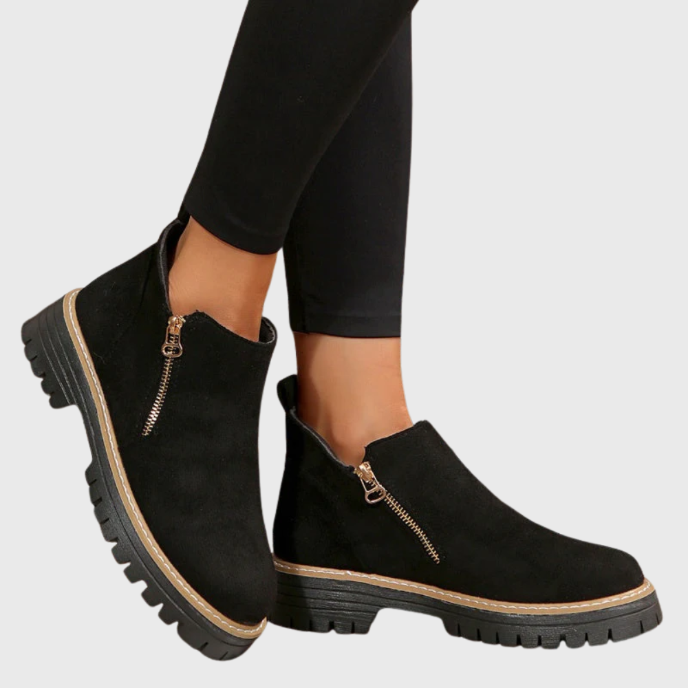 Stivaletto Con Zip Laterale