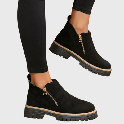 Stivaletto Con Zip Laterale