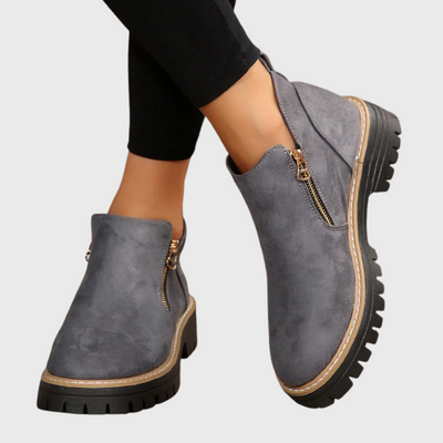 Stivaletto Con Zip Laterale