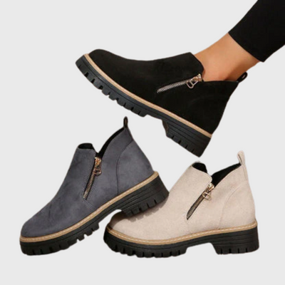 Stivaletto Con Zip Laterale