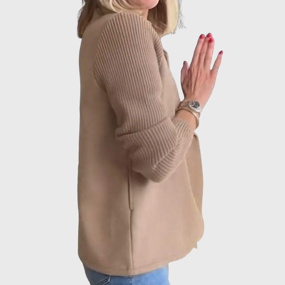 Giacca elegante casual con bottoni sul bavero