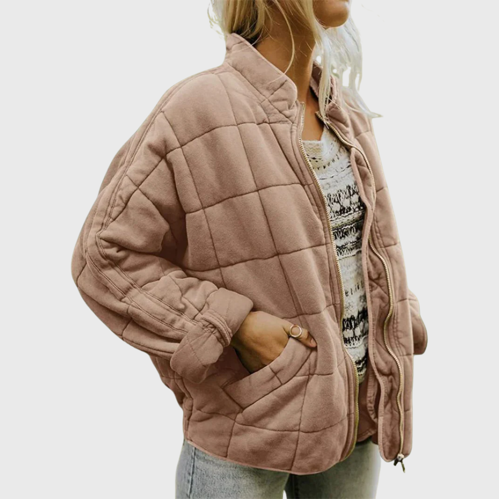 Giacca foderata dall'elegante look oversize