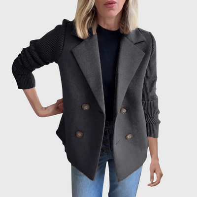 Giacca elegante casual con bottoni sul bavero