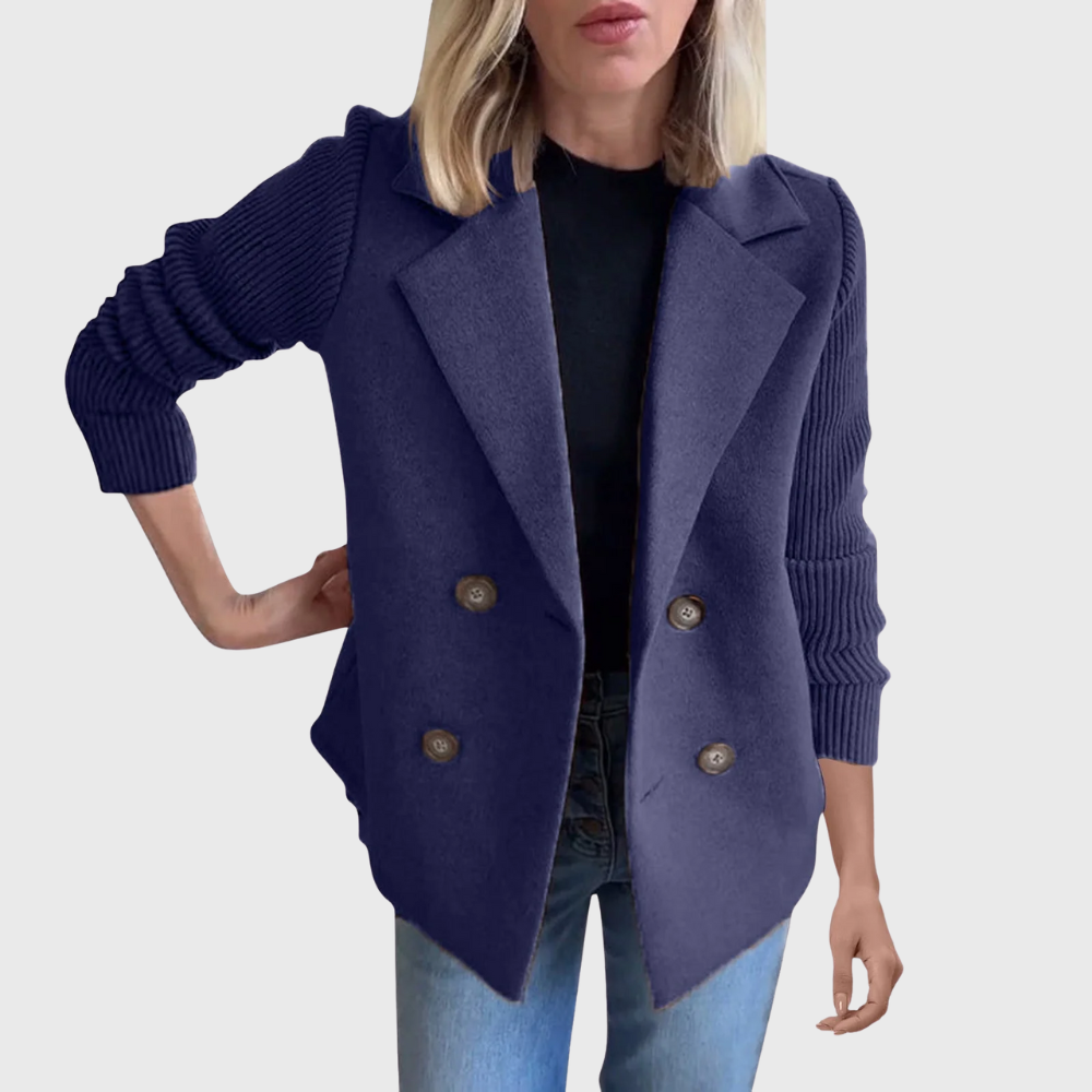 Giacca elegante casual con bottoni sul bavero