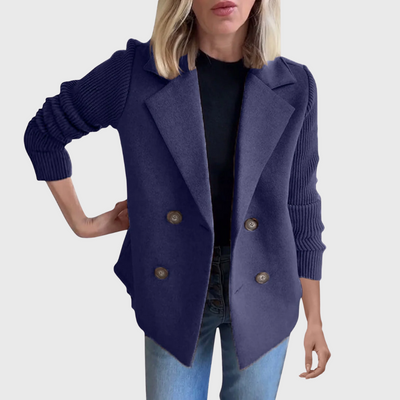 Giacca elegante casual con bottoni sul bavero