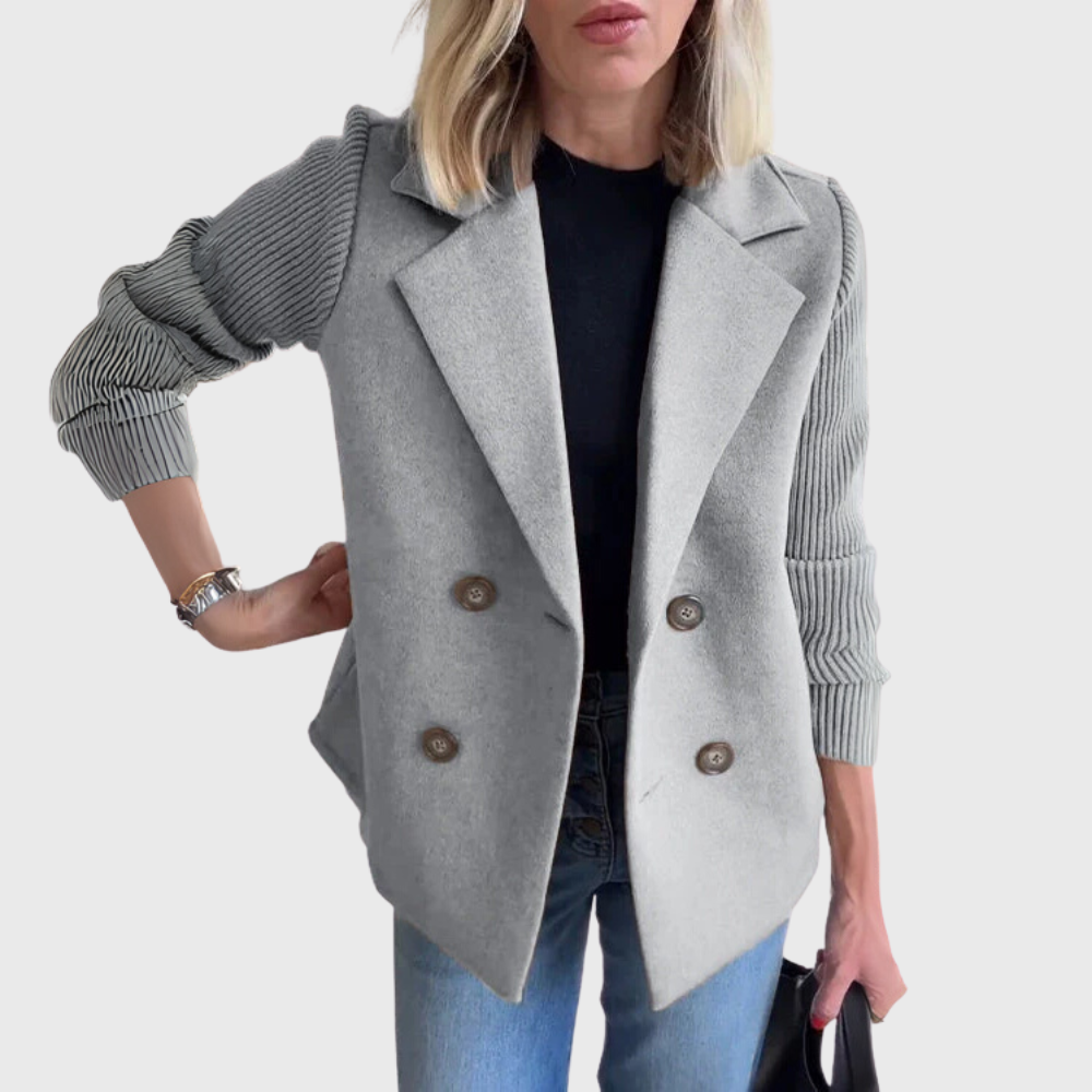 Giacca elegante casual con bottoni sul bavero