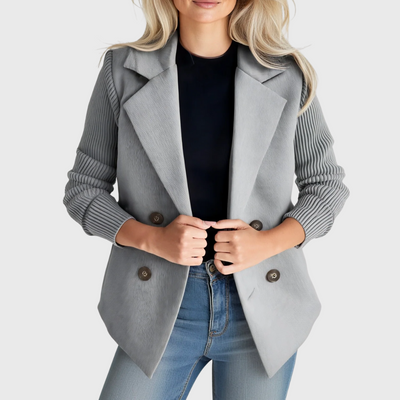 Giacca elegante casual con bottoni sul bavero