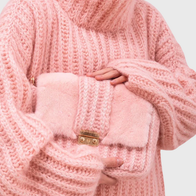 Felpa con cappuccio da donna morbida a maniche lunghe