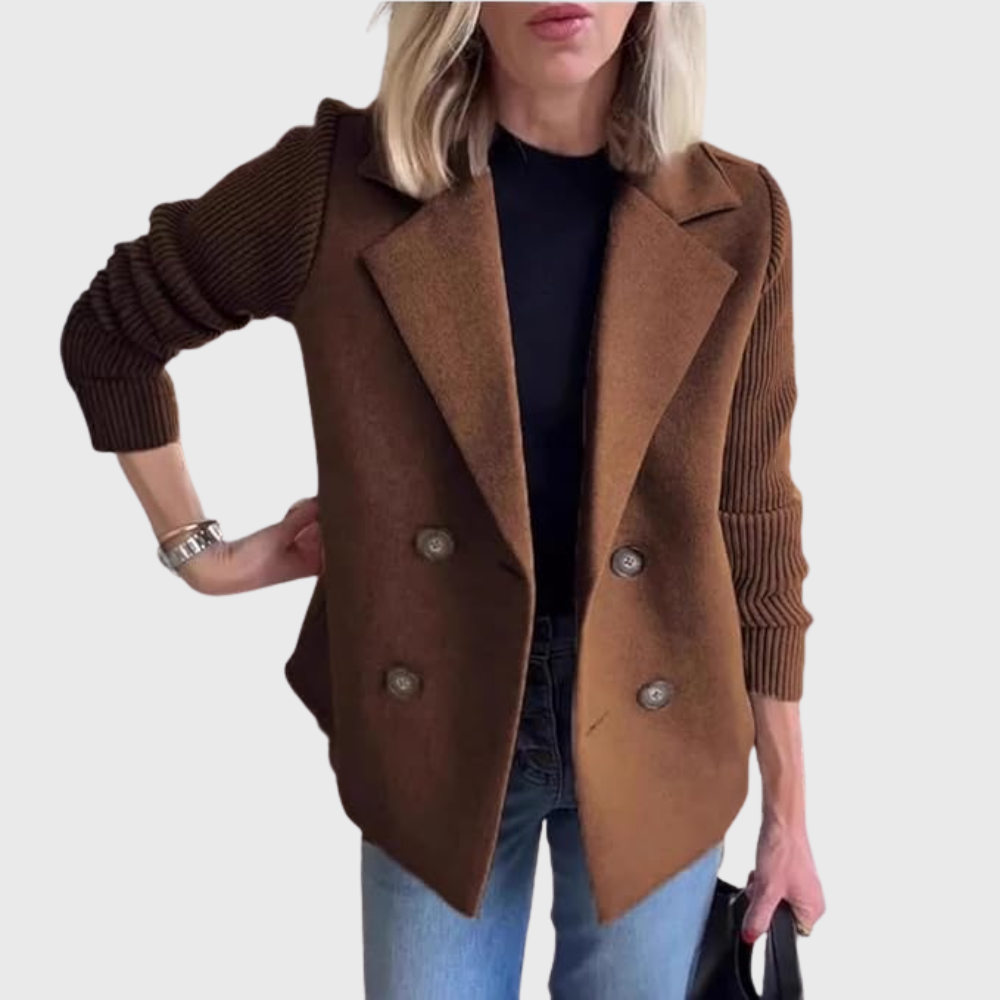 Giacca elegante casual con bottoni sul bavero