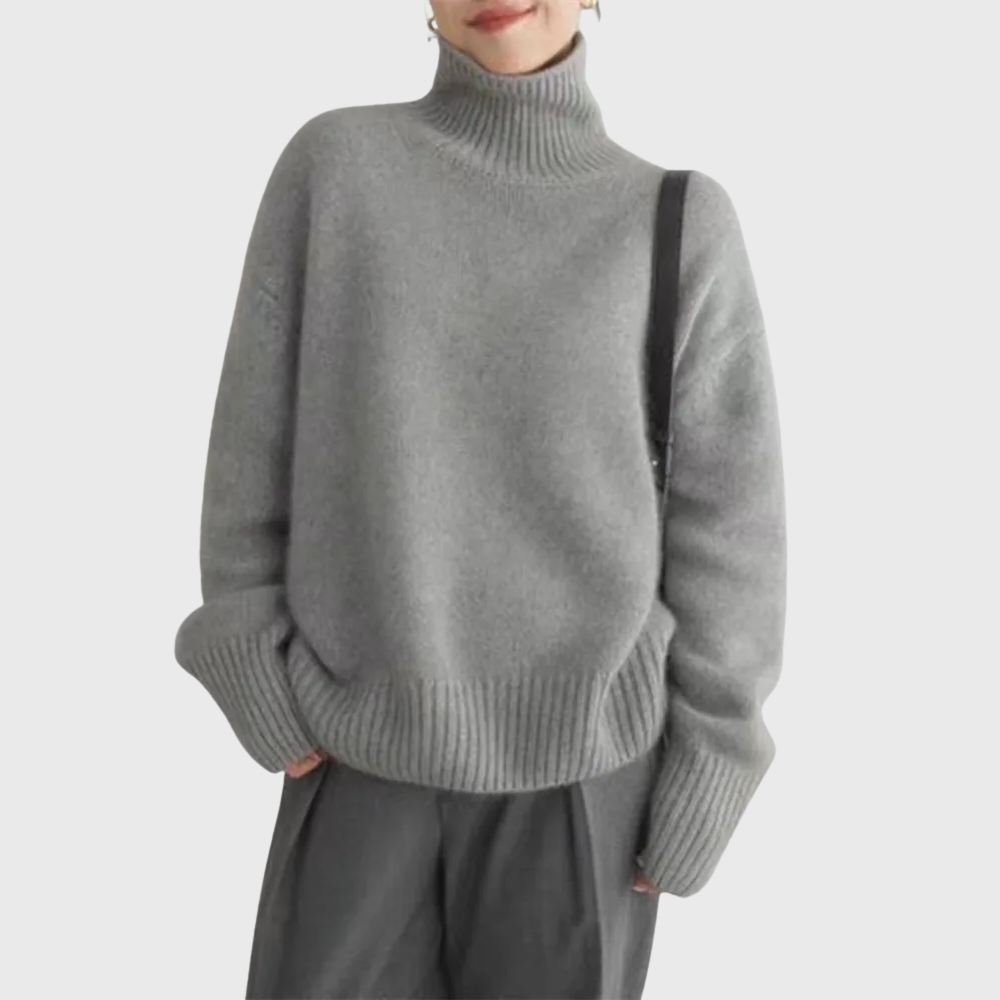 Collo alto in cashmere