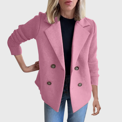 Giacca elegante casual con bottoni sul bavero