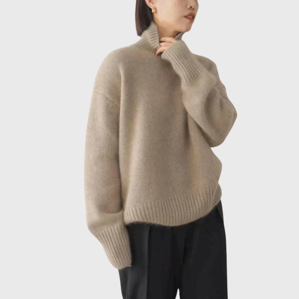 Collo alto in cashmere
