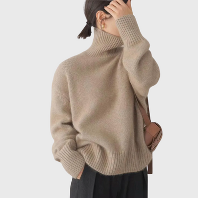 Collo alto in cashmere