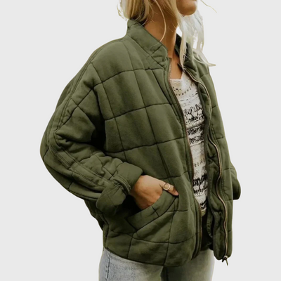 Giacca foderata dall'elegante look oversize